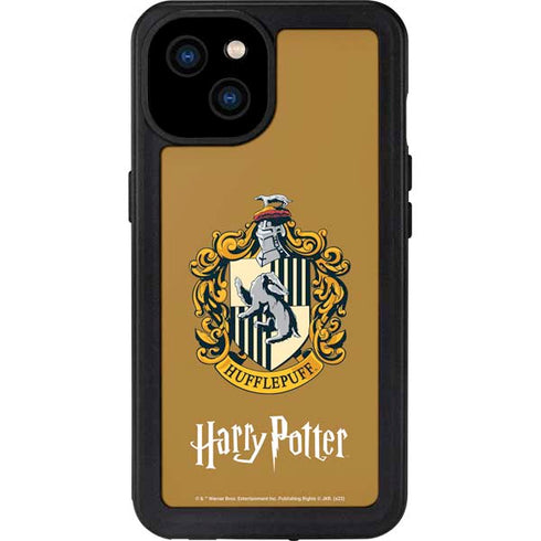 Wizarding World Harry Potter Hufflepuff House Crest iPhone 15 Plus Waterproof Case
